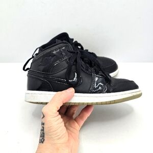 Air Jordan | 1 Mid SE 'Space Jam' black sporty activewear sneakers | KIDS 1